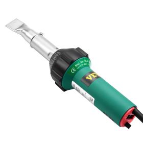Hot Air Plastic Welder 1600W PVC TPO Vinyl Heat Gun Torch & 14 Accessories