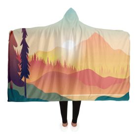 First Person Kayak Hooded Blanket (Type: Premium Sherpa, size: Adult)